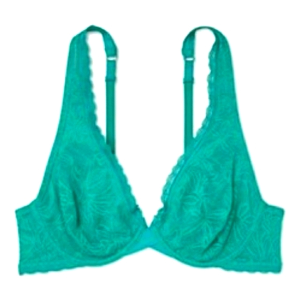 Xhilaration Women's Lace Bra Teal 38C